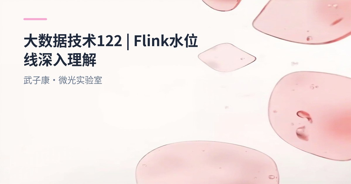 大数据-122 Flink Watermark 全面解析：事件时间窗口、乱序处理与迟到数据完整指南