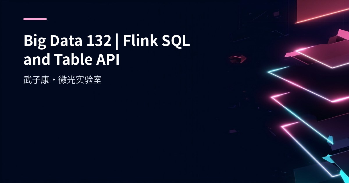 Big Data 132 - Flink SQL Quick Start | Table API + SQL in 3 Minutes with toChangelogStream New Syntax
