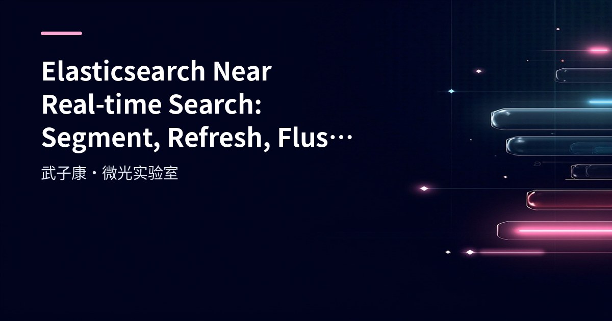 Big Data 180 - Elasticsearch Near Real-Time Search: Segment, Refresh and Flush