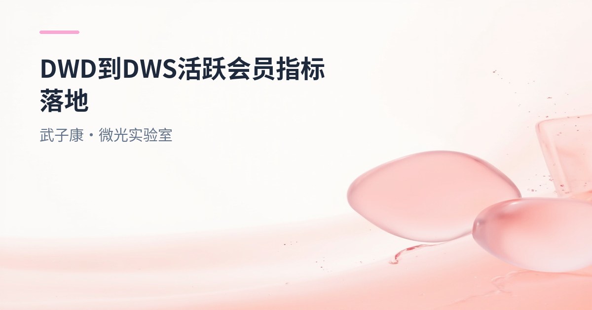 大数据-231 离线数仓 Hive 实战：DWD 到 DWS 日周月活跃会员 ADS 指标落地脚本与坑点
