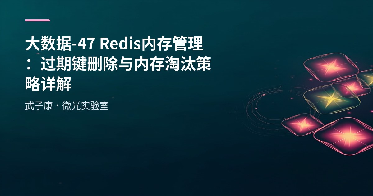 大数据-47 Redis 内存管理：过期键删除与内存淘汰策略详解