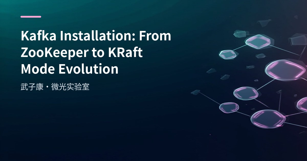Kafka Installation: From ZooKeeper to KRaft Evolution