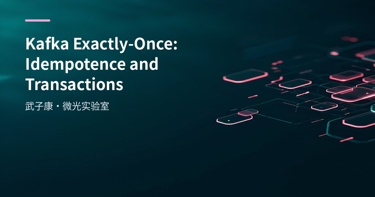 Kafka Exactly-Once: Idempotence & Transactions