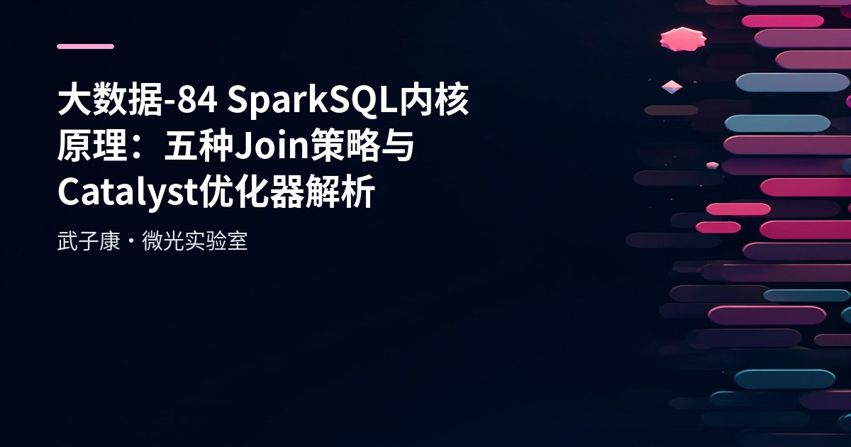 大数据-84 SparkSQL 内核原理：五种 Join 策略与 Catalyst 优化器解析